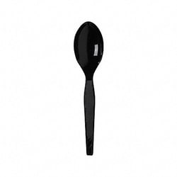Grainger Disposable Spoon Black Dixie Med PK1000