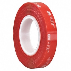 Grainger Double Sided VHB Tape 5 yd L 1/2 W