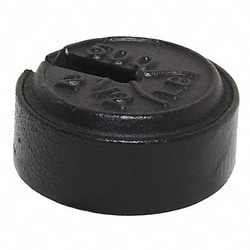 Grainger&nbsp;Weight Slotted 2.5 lb Cast Iron Class 7