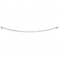 Grainger Curved Shower Rod 57 3/4 in L Satin PK6