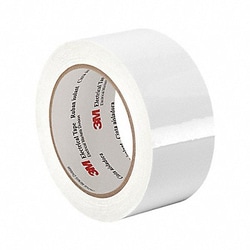Grainger Elec Tape 216 ft Lx2 in W 2.5 mil White, Quantity: Each of 1