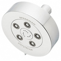 Grainger Shower Head Flat Circle 2.5 gpm