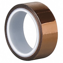 Grainger&nbsp;Elec Tape 15 ft Lx1/4 in W 2.7 mil Gold