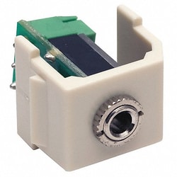 Grainger SnapFit Keystone Stereo Jack 3.5mm Screw