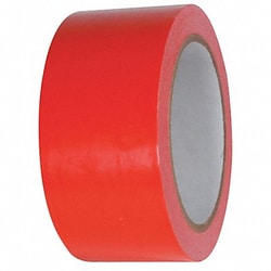 Grainger Floor Tape Red 2 inx216 ft Roll