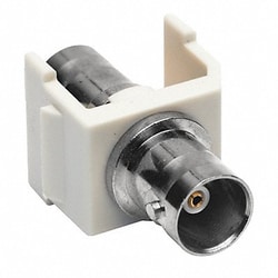 Grainger&nbsp;Coupler BNC Connector Pass Thru F/F Wht