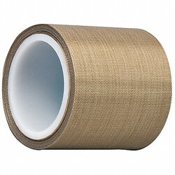 Grainger PTFE Glass Cloth Tape 1 in x 5 yd 3.2mil