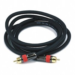 Grainger A/V Cable RCA Coaxial M/M CL2 rated 6ft