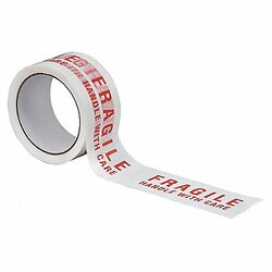 Grainger&nbsp;Carton Sealing Tape Red Hot Melt Resin