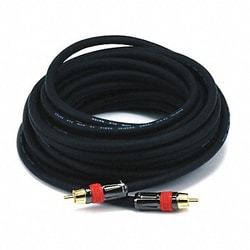 Grainger A/V Cable RCA Coaxial M/M CL2 rated 25ft, Quantity: Each of 1