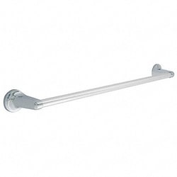 Grainger Towel Bar Zinc 27 in Overall W