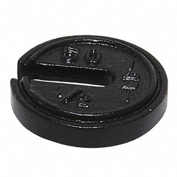 Grainger&nbsp;Weight Slotted 50x0.5lb Cast Iron Class7