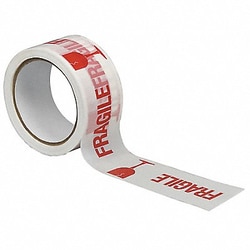 Grainger&nbsp;Carton Sealing Tape Red Hot Melt Resin