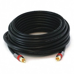 Grainger A/V Cable RCA Coaxial M/M CL2 rated 35ft, Quantity: Each of 1