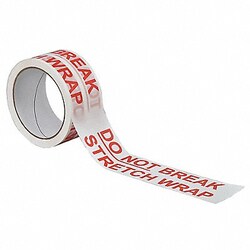 Grainger&nbsp;Carton Sealing Tape Red Hot Melt Resin