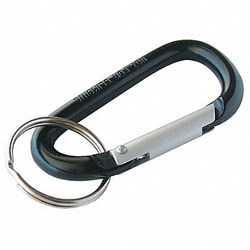 Grainger Large C-Clip Aluminum Black PK5