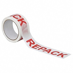 Grainger&nbsp;Carton Sealing Tape Red Hot Melt Resin