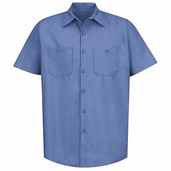 Grainger K7993 Short Sleeve Shrt Blu PET/Cotton 2XL