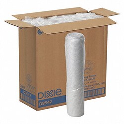Grainger Disp Hot Cup Lid 10oz-20 oz White PK1000