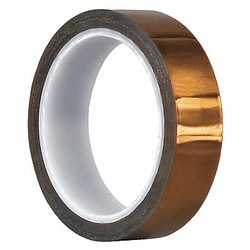 Grainger&nbsp;Film Tape 3/8 in x 36 yd Amber 3.5 mil