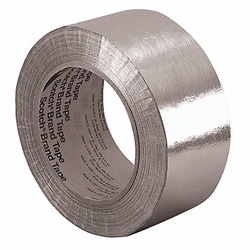 Grainger Foil Tape 3 in x 36 yd Aluminum, Quantity: Each of 1