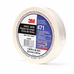 Grainger D7623 Floor Tape White 1 inx108 ft Roll