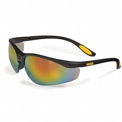 Grainger Safety Glasses Silver Mirror