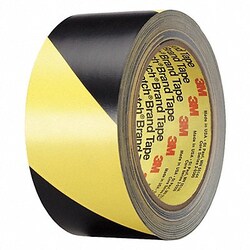 Grainger Floor Tape Black/Yellow 2 inx108 ft Roll