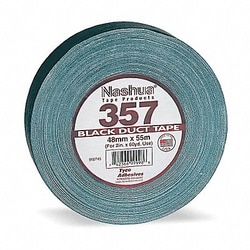 Grainger Duct Tape Black 1 7/8 in x 60 yd 13 mil