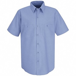 Grainger K7994 Short Sleeve Blu 65 perPET/35 per Ctn LT