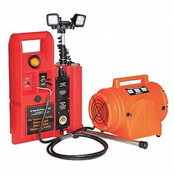 Grainger Axial Canister Fan Kit Red 11 W