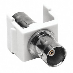 Grainger&nbsp;Coupler BNC Connector Pass Thru F/F Wht