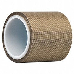 Grainger PTFE Glass Cloth Tape 12 in x 5 yd 3mil