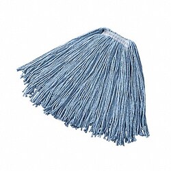 Grainger Wet Mop Blue Cotton/Synthetic PK12