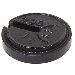 Grainger&nbsp;Weight Slotted 200x1lb Cast Iron Class7