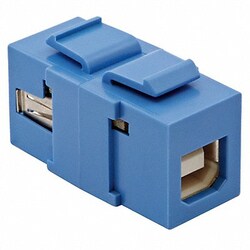 Grainger&nbsp;USB Connector A to B 2.0 Reversible Blu