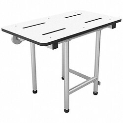 Grainger Rectangular Shower Seat 24 in Seat W