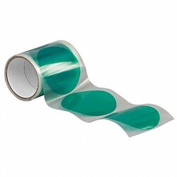 Grainger&nbsp;Film Tape 4 in dia Green 3.3 mil PK50