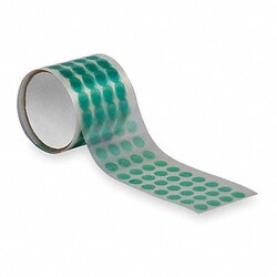Grainger Film Tape 5/8inx5/8in Green 3.2mil PK250
