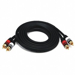 Grainger&nbsp;A/V Cable 2 RCA M/M 6ft