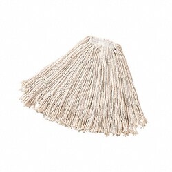 Grainger Wet Mop White Cotton/Synthetic PK12