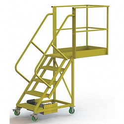 Grainger Rollng Ldr Unasmbld Hndrl Platfm 50 In H