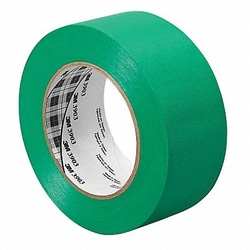 Grainger Duct Tape Green 1 1/2 in x 50 yd 6.5 mil