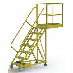 Grainger Rollng Ldr Unasmbld Hndrl Platfm 70 In H