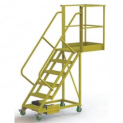 Grainger Rollng Ldr Unasmbld Hndrl Platfm 60 In H