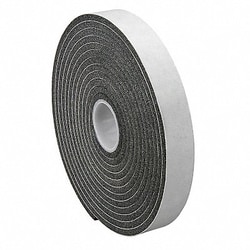 Grainger Foam Tape 3/4 in x 5 yd Black