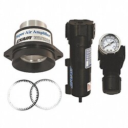 Grainger Air Amplifier Kit 4.91 In Inlet 29.2 CFM