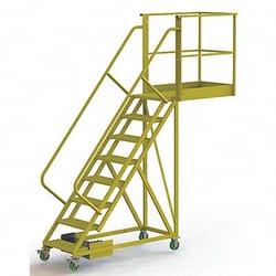 Grainger Rollng Ldr Unasmbld Hndrl Platfm 80 In H