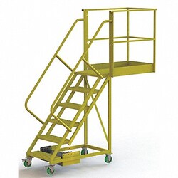 Grainger Rollng Ldr Unasmbld Hndrl Platfm 60 In H