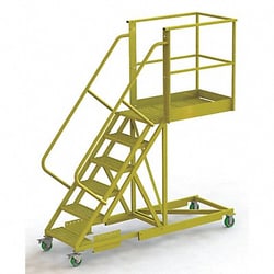 Grainger Rollng Ldr Unasmbld Hndrl Platfm 60 In H